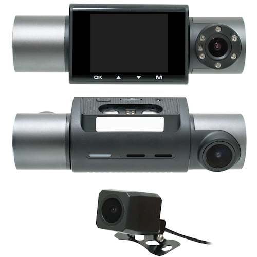 サンコー 前後車内3カメラ高画質ドライブレコーダー