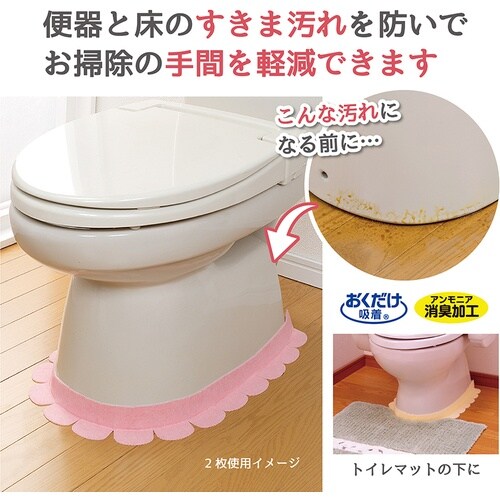 サンコー 便器すきまテープ ブルー