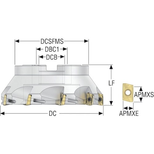 セコ フライス ターボミル カッター