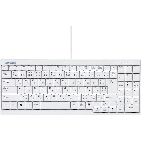 BUFFALO USB接続 有線スリムキーボード