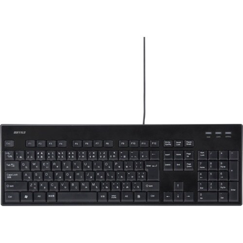 BUFFALO USB接続 有線スタンダードキーボ
