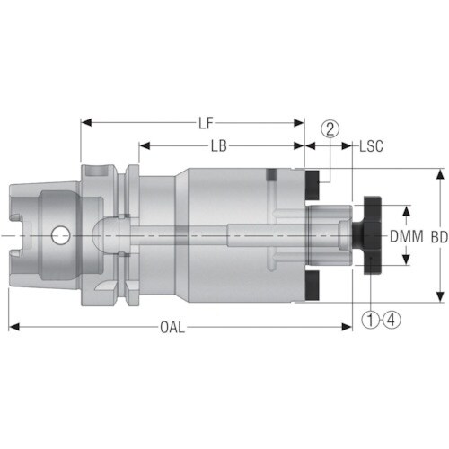 セコ HSKA100 ツーリングカッターアーバー
