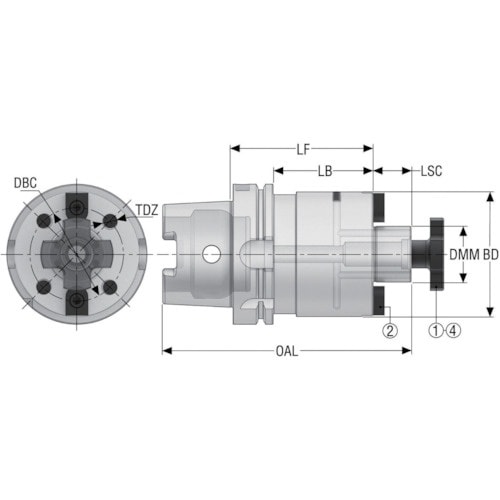 セコ HSKA100 ツーリングカッターアーバー