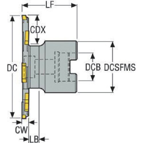 セコ フライス サイドカッタ335.19 カッター