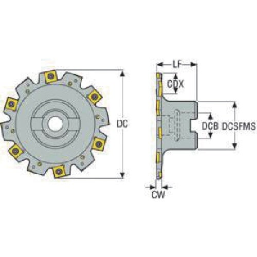 セコ フライス サイドカッタ335.19 カッター