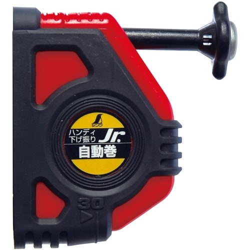 シンワ ハンディ下げ振りJr. 自動巻 赤 (本体