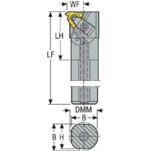 セコ 旋削 ねじ切り用ホルダー CNR(AHD)