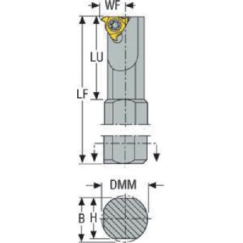 セコ 旋削 ねじ切り用ホルダー SNR