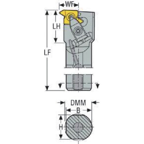 セコ 旋削 ねじ切り用ホルダー CNR(AHD)