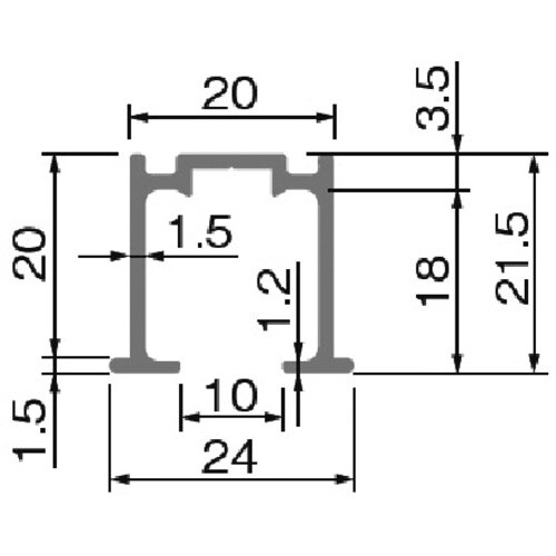 ATOM 上吊式引戸金具AFDシステム上部レール