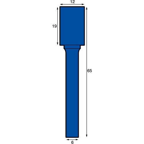NRS 超硬バー 円筒dカット 刃径12×刃長19