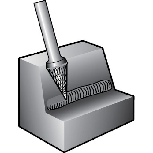 NRS 超硬バー 円錐kカット 刃径12×刃長25