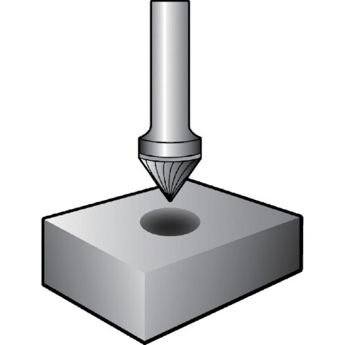 NRS 超硬バー 60°dカット 刃径10×刃長8