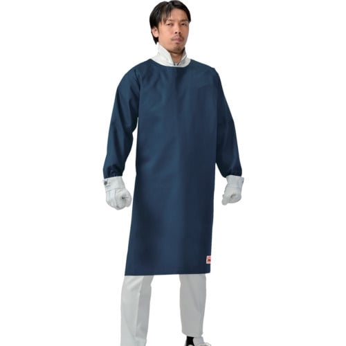 Max Dyna 防炎エプロン(割烹着型・ロングタ