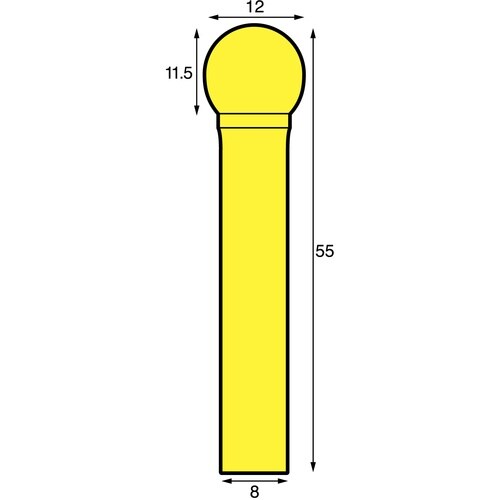 NRS 超硬バー 球dカット 刃径12×刃長11.