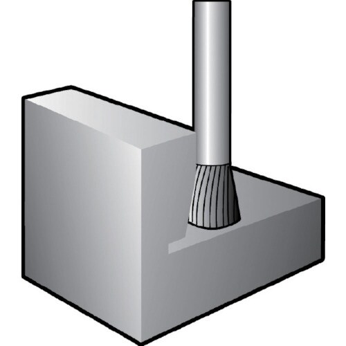 NRS 超硬バー 逆円錐sカット 刃径3×刃長7×