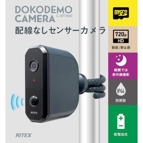 RITEX 乾電池式どこでもセンサーカメラ