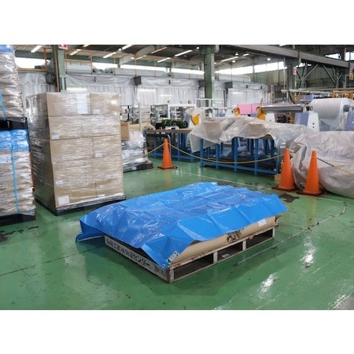 萩原 防炎ブルーシート#2500 ブルー 1.8m