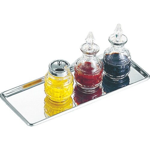 IKD 長方形浅バット渕巻き無し 小