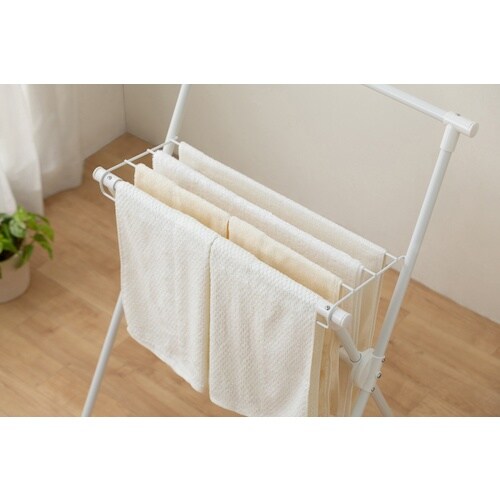 IRIS 296114 簡単組立スタイル物干し ホ