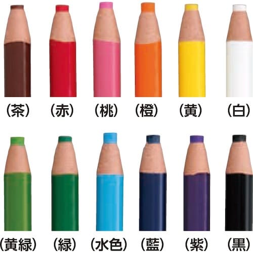 uni 油性ダーマトグラフ 12色セット