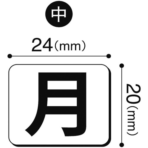 マグエックス マグネットウィークシート 曜日(中)