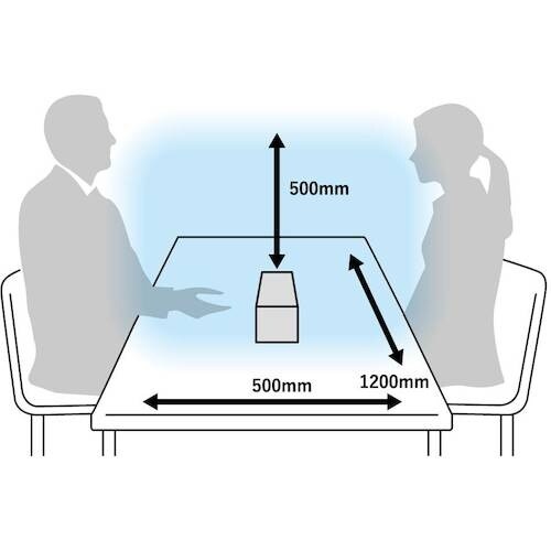 KING JIM 飛沫キャッチャ− シロ