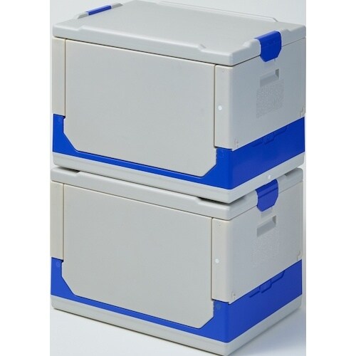 ワコン クールワン折りたたみ保冷ボックス グレー