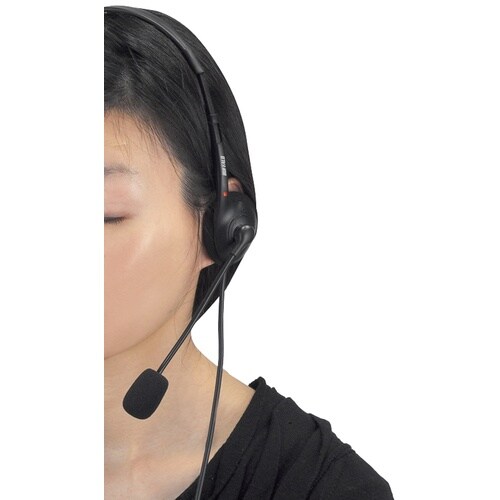 BUFFALO 片耳ヘッドバンド式モノラルヘッドセ