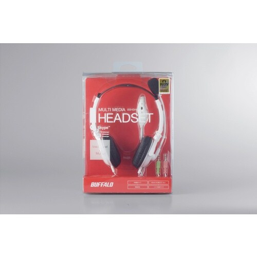 BUFFALO 両耳ヘッドバンド式ヘッドセット 半