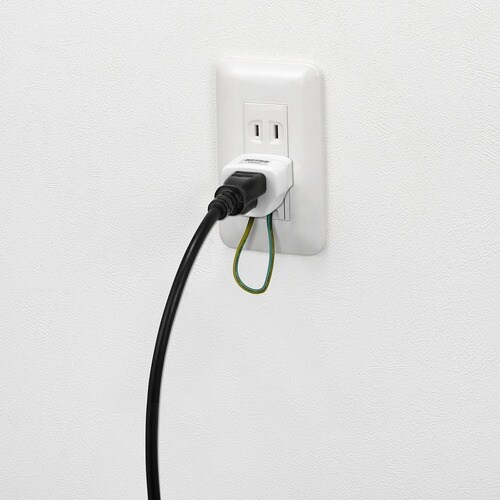 BUFFALO 3ピン⇒2ピン変換アダプター(ノイ