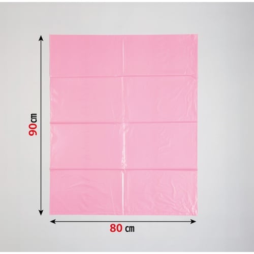 ジャパックス カラーポリ袋 70L 10枚 ピンク