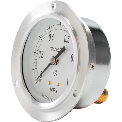 高島 一般圧力計(D枠埋込型・縁あり・φ60)圧力