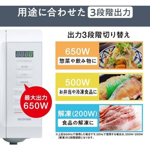 IRIS 101848 単機能レンジ18L フラッ