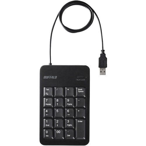 BUFFALO 有線テンキーボード TabキーUS