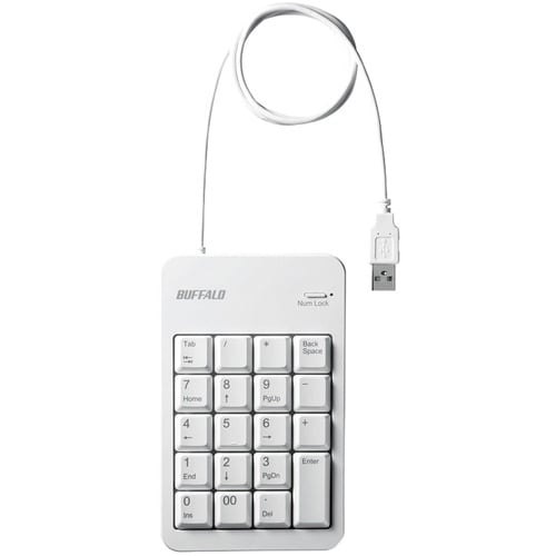 BUFFALO 有線テンキーボード TabキーUS
