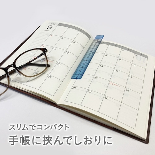 共栄プラスチック ニュアンスカラー定規 12cm