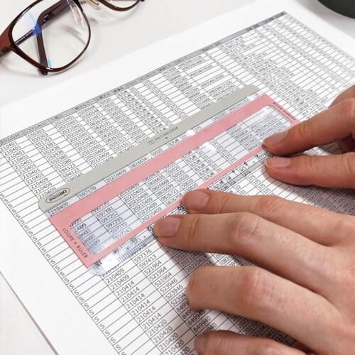 共栄プラスチック リーディングラインルーペ カラー