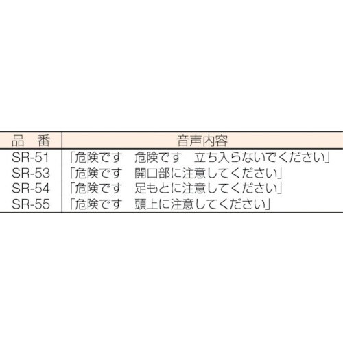 つくし 音声標識セリーズ 足もと注意