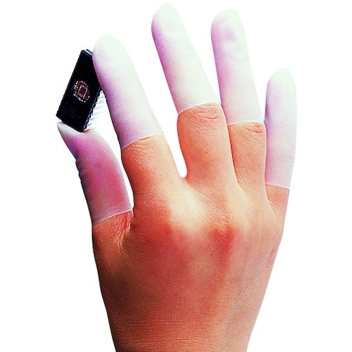 白光 帯電防止指サック フィンガーストール566