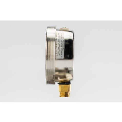 高島 密閉形圧力計(A枠立型・φ60)圧力レンジ0