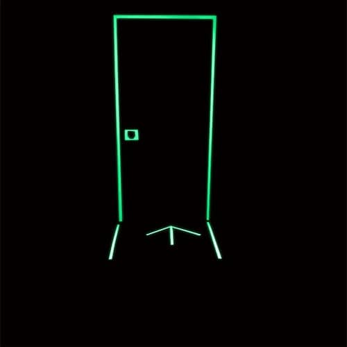 緑十字 高輝度蓄光蛍光テープ CKT2510 25