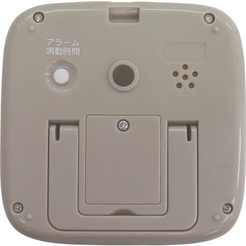 dretec 時計付大画面タイマー ベージュ