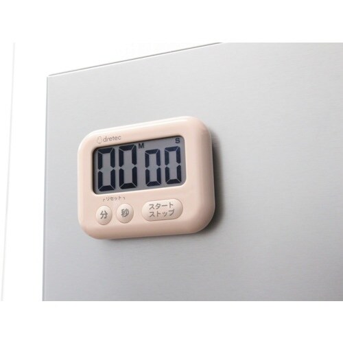 dretec 大画面タイマー「シャボン」 ピンク