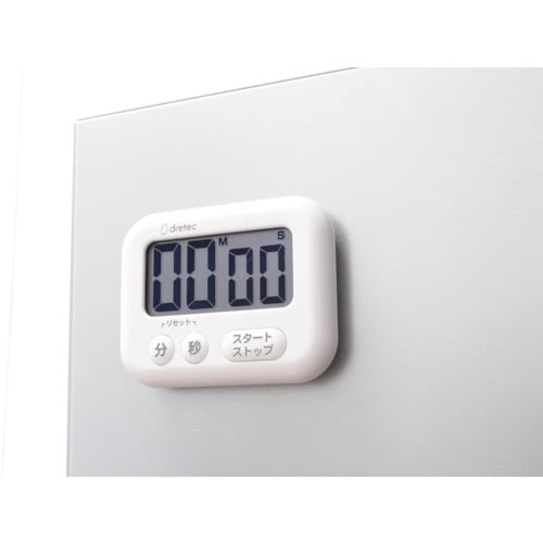 dretec 大画面タイマー「シャボン」 ホワイト