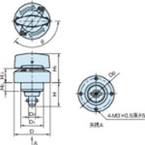 イマオ ワンタッチフレックスロケーター ノブタイプ