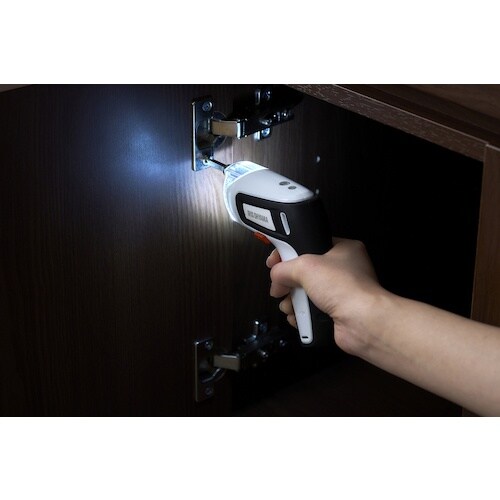 IRIS 103078 充電式電動ドライバー ホワ