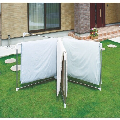 IRIS 527183 ステンレス大型物干し SF