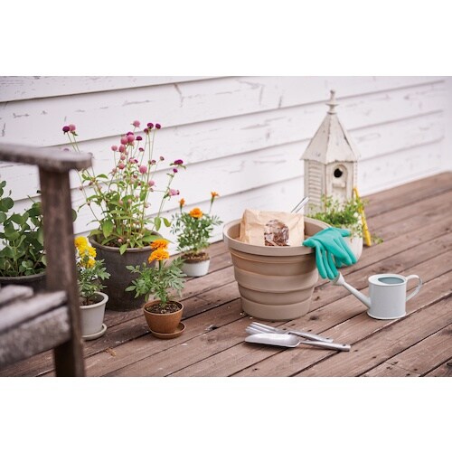 伊勢藤 ソフトバケツ8型 ベージュ