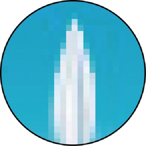 HUBY 3インチ 工業用綿棒(先端コーン型/ハー